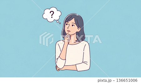 女性・女の子のイラスト素材 136651006