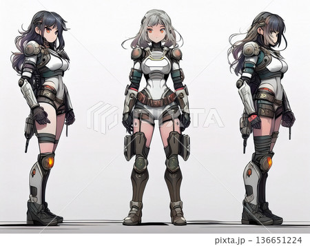 サイバー風立ち姿 136651224