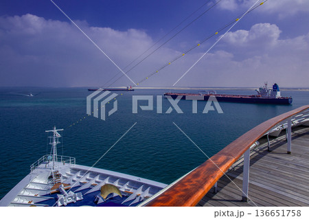 スエズ湾 136651758