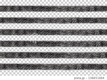 [Colored pencil] Border illustration 136651884