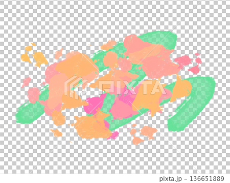 流行多彩墨水抽象背景框,橙綠色 流行多彩墨水抽象背景框,橙綠色 136651889