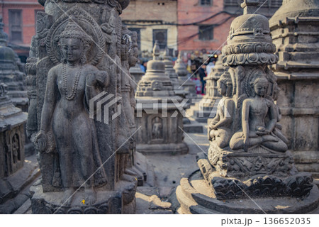 Nepalese Buddhist Temples in Kathmandu 136652035