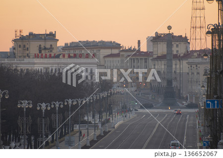 Morning in Minsk, Belarus Morning in Minsk, Belarus 136652067