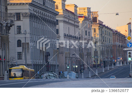 Morning in Minsk, Belarus Morning in Minsk, Belarus 136652077