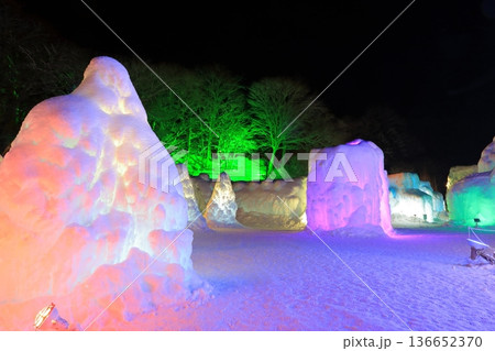 支笏湖 氷濤まつり 支笏湖 氷濤まつり 136652370