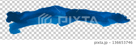 blue brush isolated on transparent background blue watercolor blue brush isolated on transparent background blue watercolor 136653746