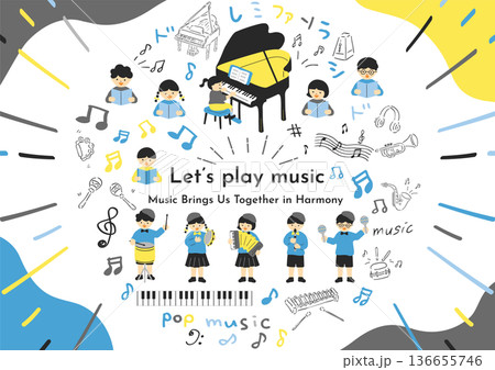 子どもたちの音楽発表会 136655746