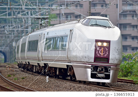 東海道本線　真鶴　JR東日本　651系1000番台　IR01編成（国府津）　伊豆クレイル 136655913