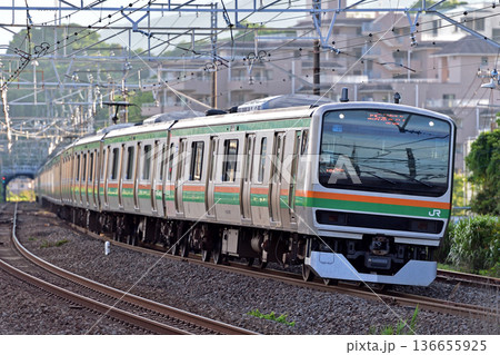 東海道本線 真鶴 JR東日本 E231系1000番台 U57編成(小山) 東海道本線 真鶴 JR東日本 E231系1000番台 U57編成(小山) 136655925