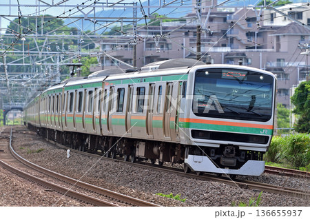 東海道本線　真鶴　JR東日本　E231系1000番台　S-01編成（国府津） 136655937