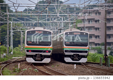 東海道本線 真鶴 JR東日本 E231系1000番台 S-24、S-01編成(国府津) 東海道本線 真鶴 JR東日本 E231系1000番台 S-24、S-01編成(国府津) 136655942