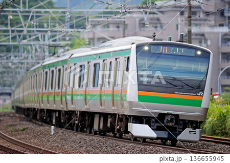 東海道本線 真鶴 JR東日本 E233系3000番台 U225編成(小山) 東海道本線 真鶴 JR東日本 E233系3000番台 U225編成(小山) 136655945