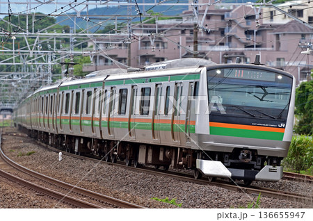 東海道本線 真鶴 JR東日本 E233系3000番台 U227編成(小山) 東海道本線 真鶴 JR東日本 E233系3000番台 U227編成(小山) 136655947