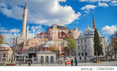 The Great Mosque of Hagia Sophia in Istanbul 136656084