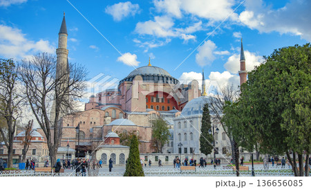 The Great Mosque of Hagia Sophia in Istanbul 136656085