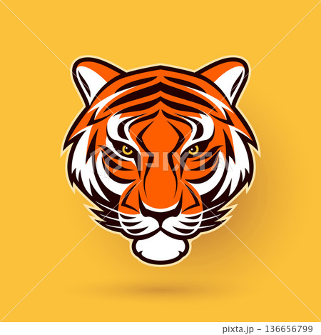 Tiger Mascot Logo 136656799
