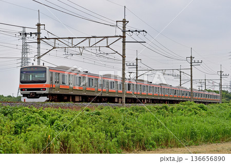 武蔵野線 東川口-東浦和 JR東日本 E231系0番台 MU34編成(幕張) 武蔵野線 東川口-東浦和 JR東日本 E231系0番台 MU34編成(幕張) 136656890
