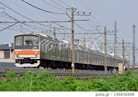 武蔵野線 東川口-東浦和 JR東日本 205系 M31編成(幕張) 武蔵野線 東川口-東浦和 JR東日本 205系 M31編成(幕張) 136656896