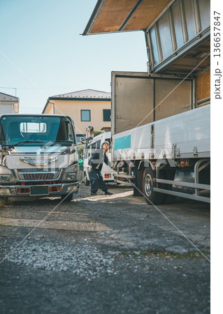 truck driver truck driver 136657847