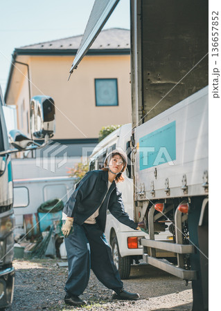 truck driver truck driver 136657852