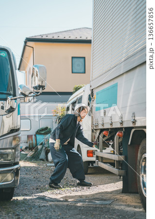 truck driver truck driver 136657856