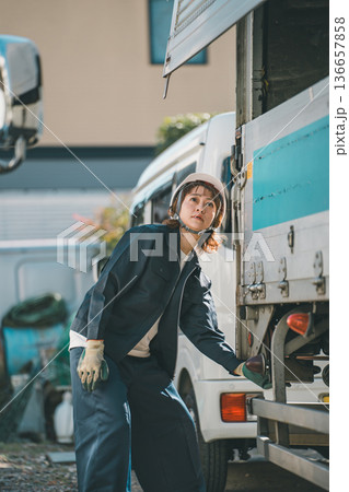 truck driver truck driver 136657858