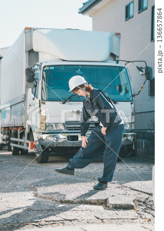 truck driver truck driver 136657864