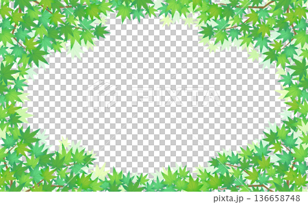 Green maple frame 5_horizontal 136658748