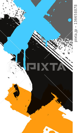 Abstract Graffiti Paint Splashes Background 136658878