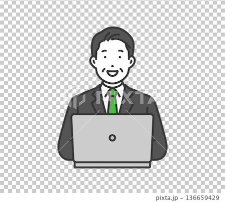 Work on a computer, CEO Work on a computer, CEO 136659429