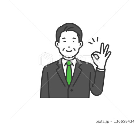 OKサイン,社長 OKサイン,社長 136659434