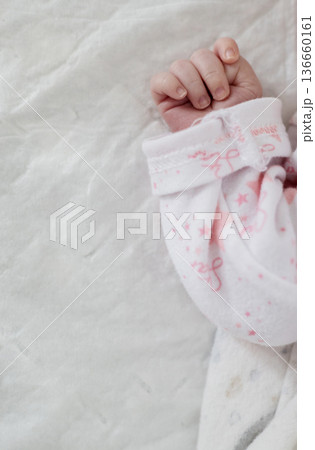 Adorable baby arm 136660161
