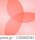 赤色系のグラデーションの背景　 136660581