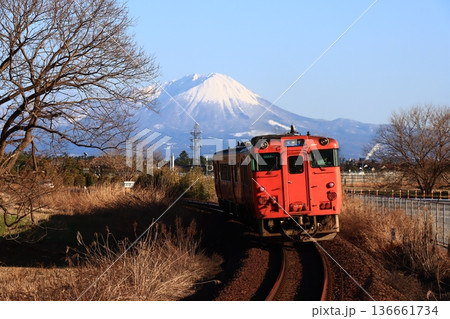 大山と境線 大山と境線 136661734