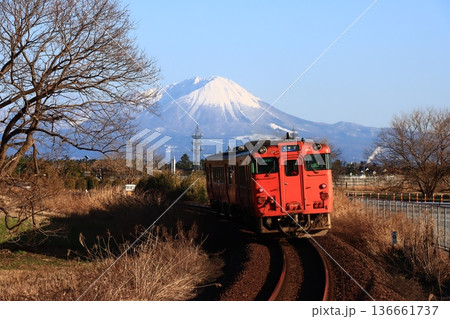 大山と境線 136661737