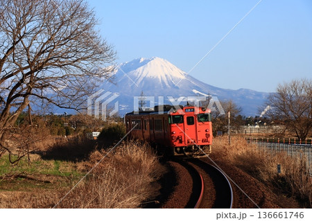 大山と境線 大山と境線 136661746