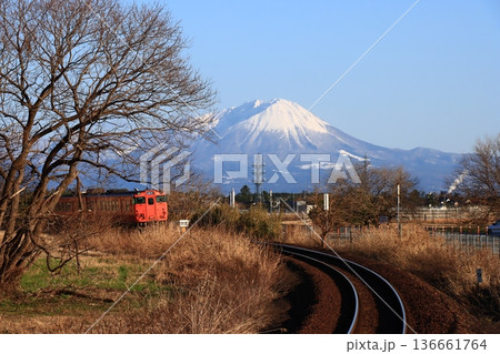 大山と境線 大山と境線 136661764