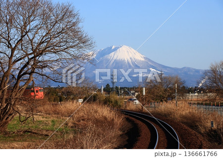 大山と境線 136661766