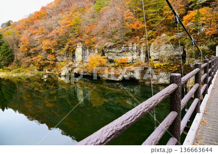 福島県の観光名所塔のへつり 福島県の観光名所塔のへつり 136663644