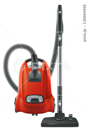 Vacuum cleaner. Realistic house cleaning device icon Vacuum cleaner. Realistic house cleaning device icon 136664998
