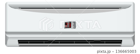 Air conditioner system. Plastic home ventilation device 136665003