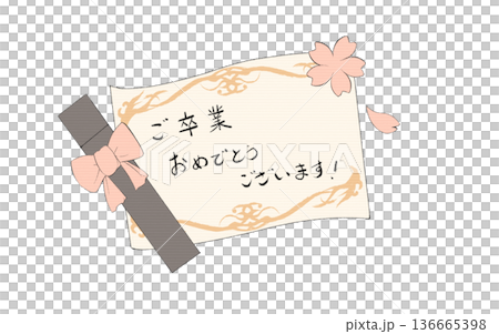 Graduation certificate 136665398