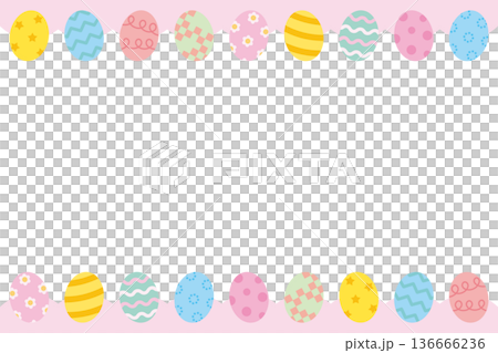 Easter cute frame 136666236