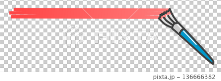 用畫筆塗抹彩色水性顏料和油性顏料的插圖 用畫筆塗抹彩色水性顏料和油性顏料的插圖 136666382