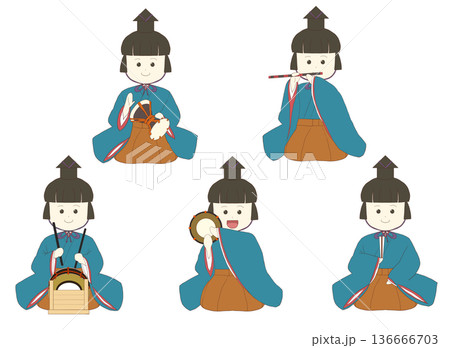 五人囃　セット 136666703