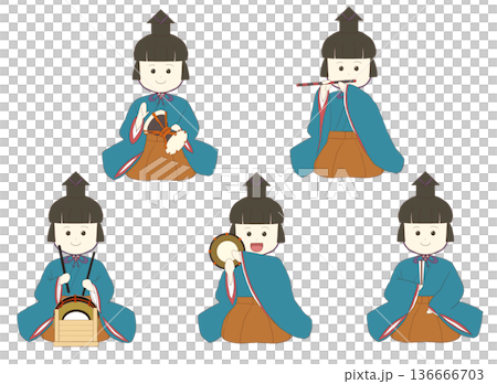 五人囃　セット 136666703