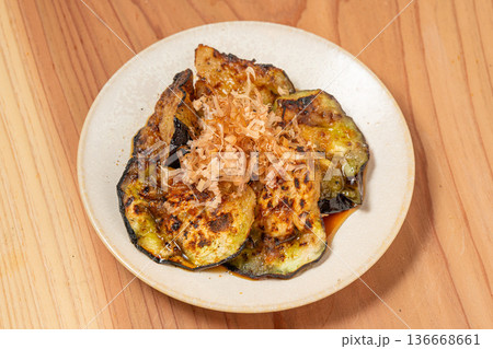 なす炭火焼き とろける食感の和風焼き野菜 136668661