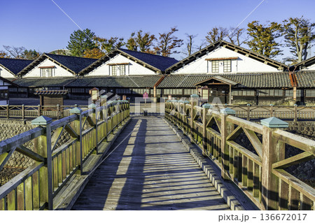 酒田　山居倉庫　山居橋　山形県酒田市 136672017