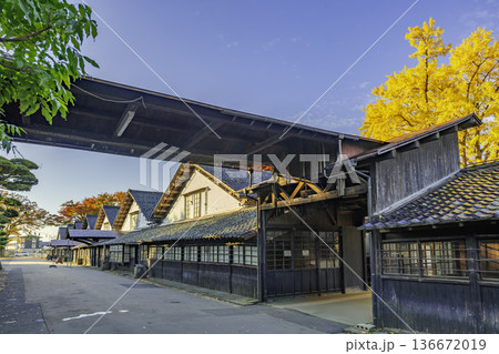 酒田 山居倉庫 山形県酒田市 酒田 山居倉庫 山形県酒田市 136672019
