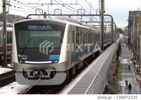 ［OH］冬の小田急線5000形電車（各駅停車：新宿⇔伊勢原） 136672335